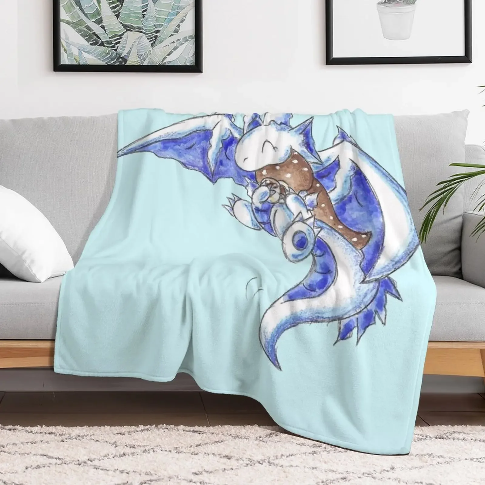 Ice and Hot Cocoa Throw Blanket Loose valentine gift ideas Blankets