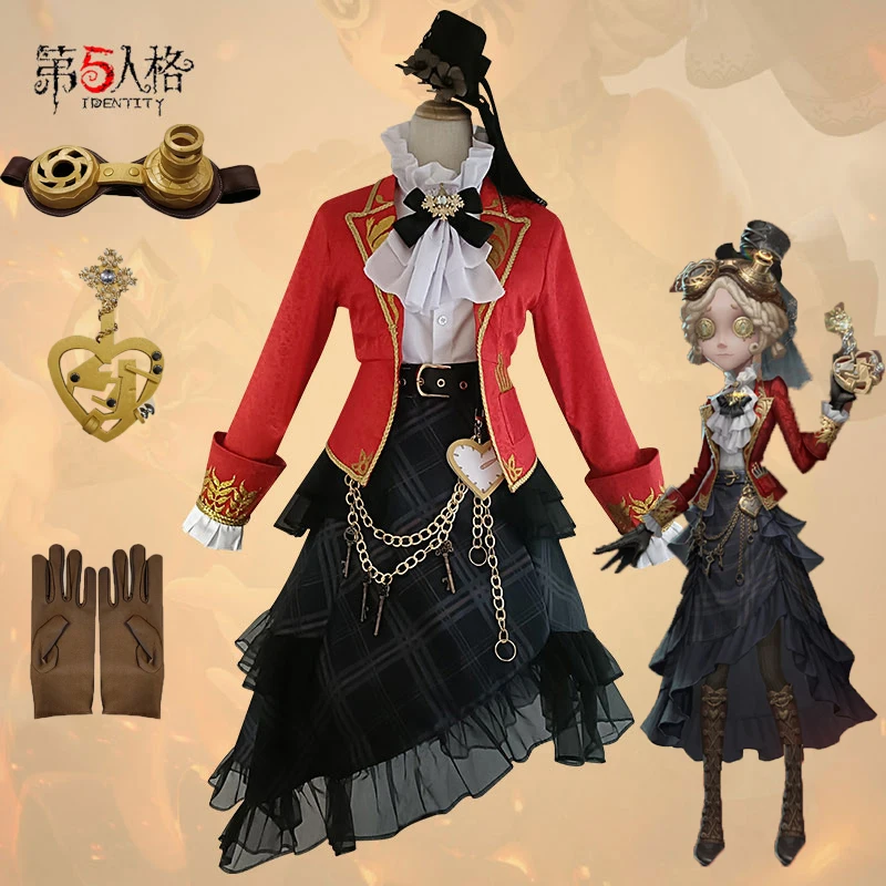 Game Identity V Cosplay Costumes Survivor Tracy Reznik Mechanic Lockheart Skin Cosplay Uniforms Clothes Suits Dress Women