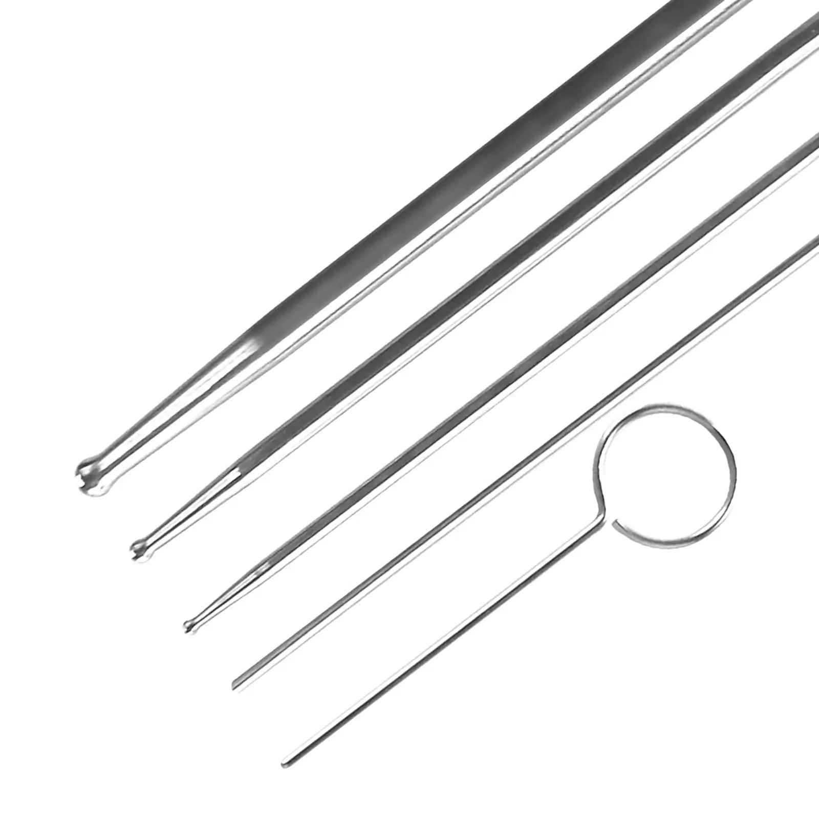 6 serpents compacts simples avec étui, lisses, ronds, durables, pour différentes tailles, couleurs assorties