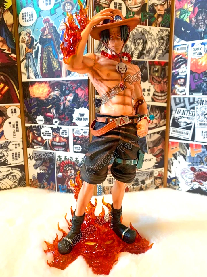 9.44in/24cm Anime One Piece Figure Ace Figure PVC Collectible