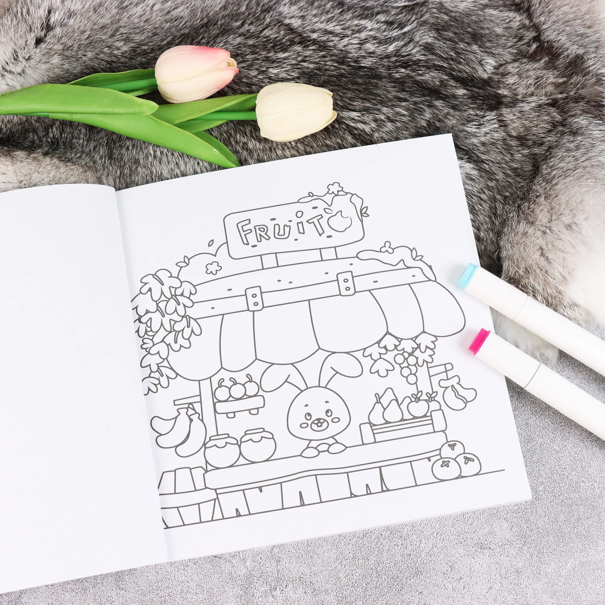 كتاب تلوين لطيف وقلب للحياة اليومية، يجب اقتناؤه لتخفيف التوتر والاسترخاء والعناية الذاتية. #5