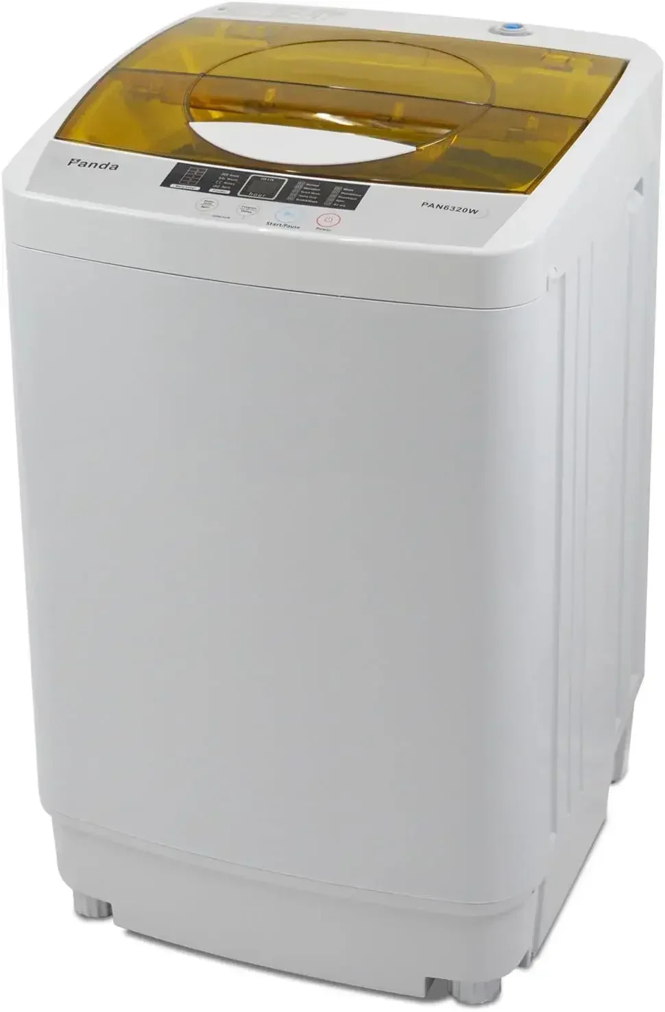 Panda Portable Washing Machine 10 LBS Capacity, Fully Automatic 1.34 Cu.ft. Top Load Portable Washer with Built-in Drain Pump