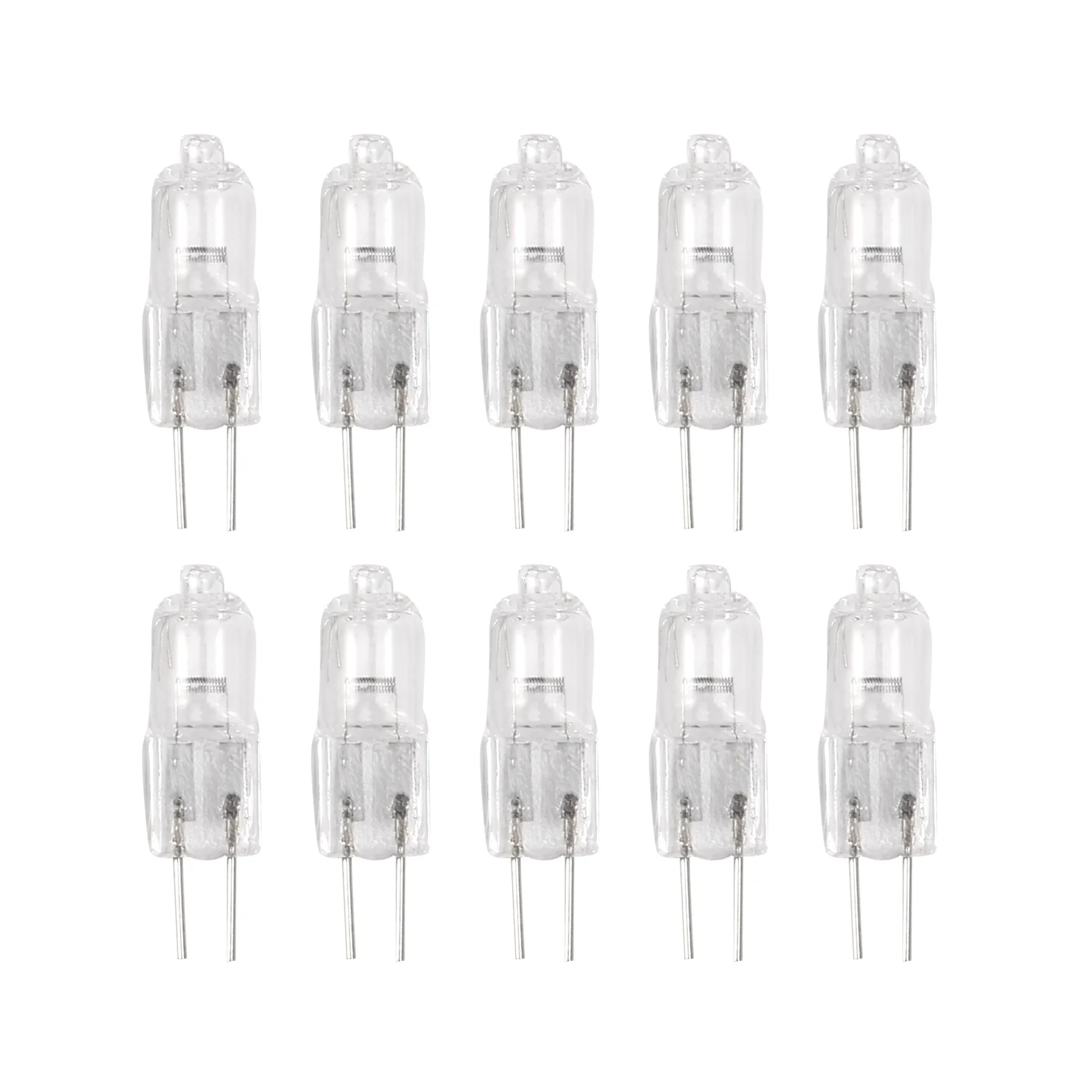 10 pcs, G4 halogen lamp 12V 35W pin lamp warm white