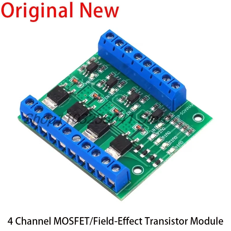 MOS FET F5305S 4 Channels Pulse Trigger Switch Controller PWM Input Steady For Motor LED 4 Way 4ch Diy Electronic Module