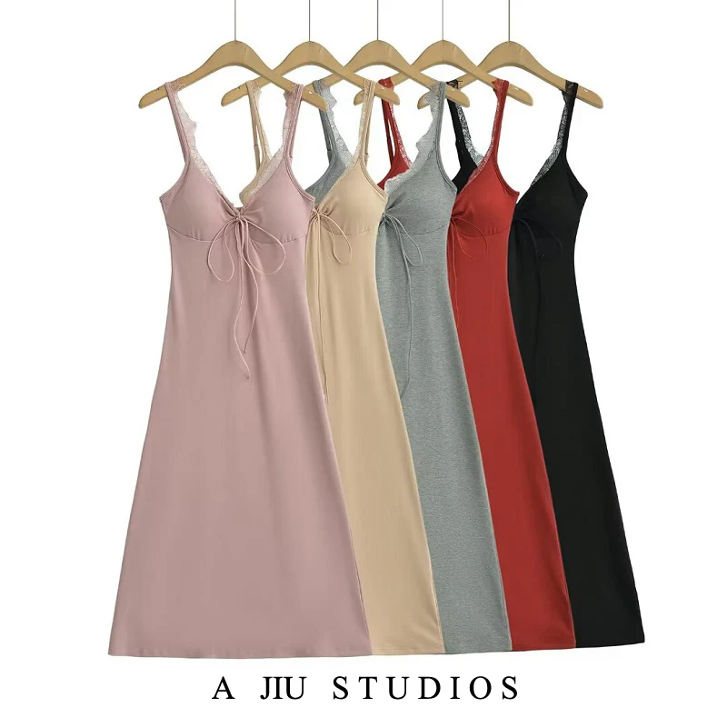 

Сексуальная кружевная отделка ter Dr с нагрудником Весна Лето Облегающий базовый слой Длинный Dr Женская мода Весна Лето Dr