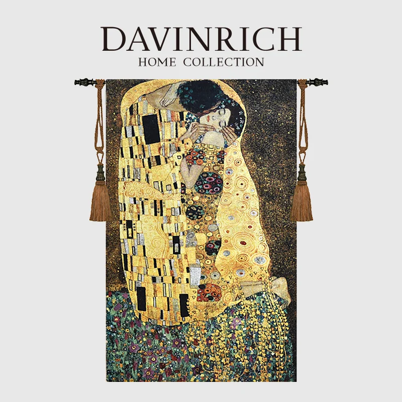 Home Textiles Decoris - DAVINRaccompli Klimt The Kd'appareils Tapisserie Murale
