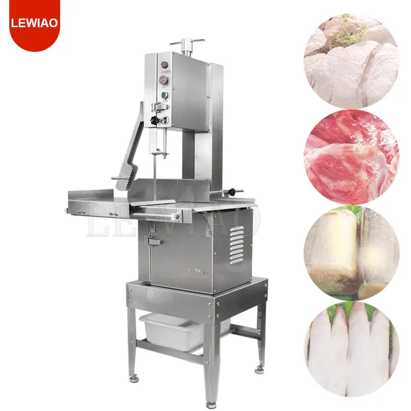 Commercial Bone Cutting Machine Frozen Meat Cutting Machine Bone Sawing Machine Meat Slicer For Bone Ribs Frozen Meat Fish