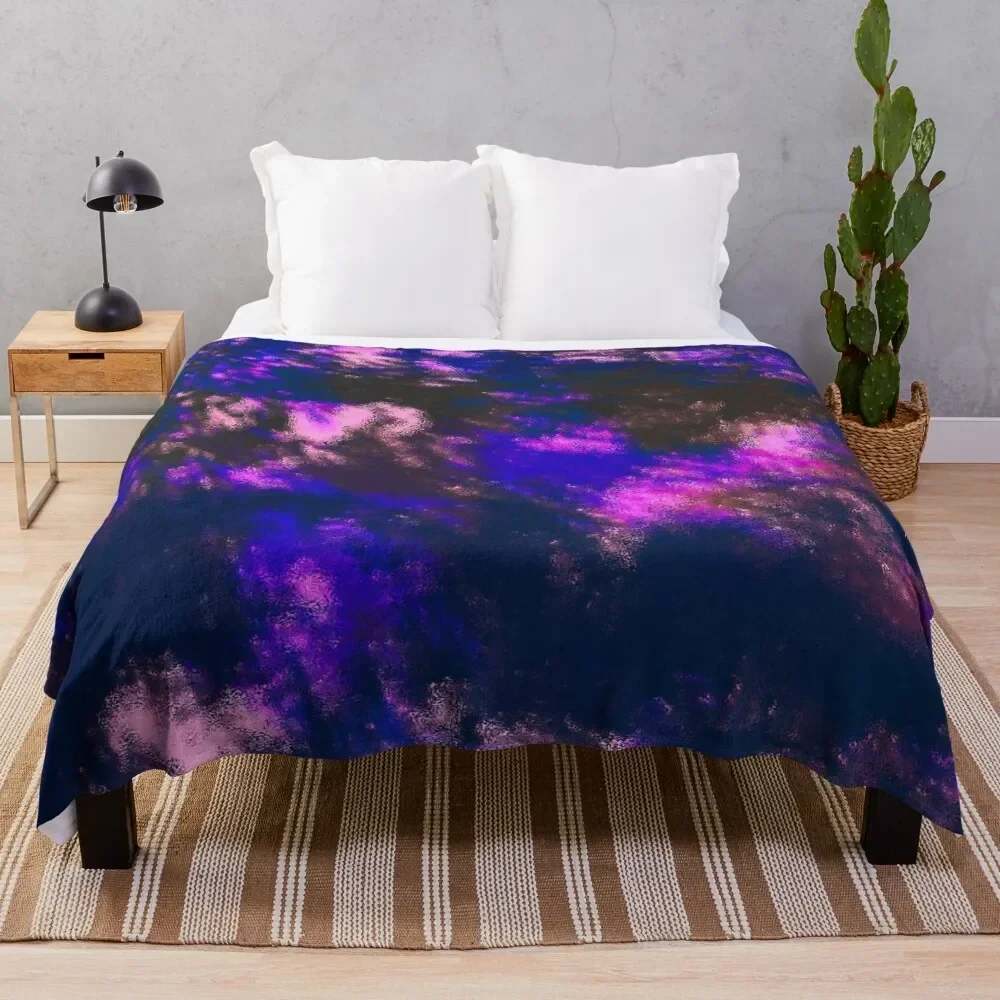 Galactic Splash Throw Blanket Weighted Soft Beds Beautifuls Custom Blankets