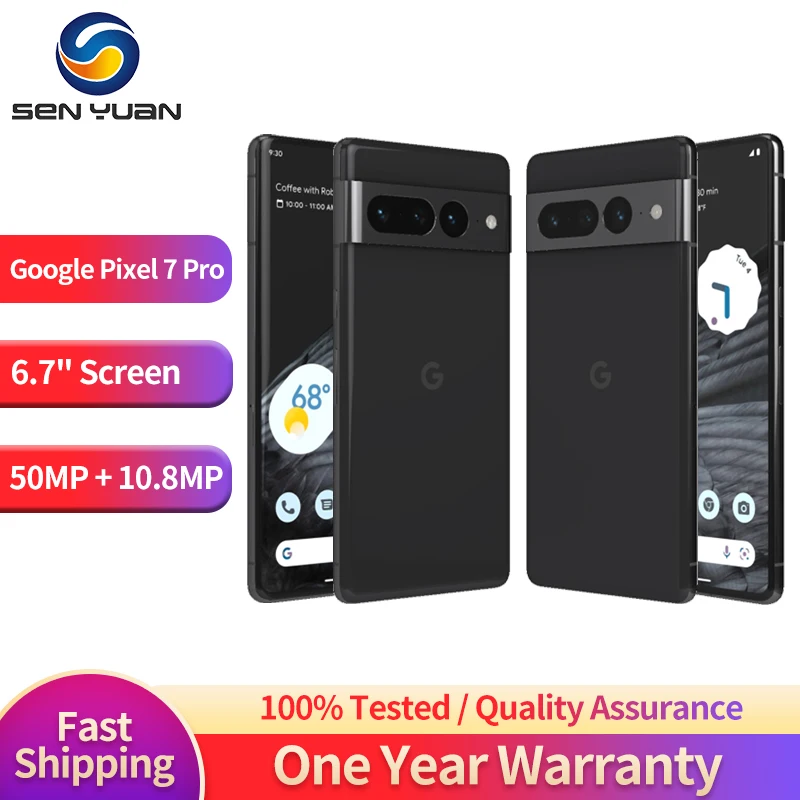 Google Pixel 7 Pro 7Pro 5G 12GB RAM 128/256GB ROM 6.7" AMOLED NFC Google Tensor G2 Octa Core  Original Google pixel 7 PRO Phone