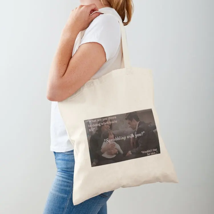 

SQUABBLING WITH YOU Coffee Tote Bag ecological bags custom fabric bag custom canvas bag Handbags women