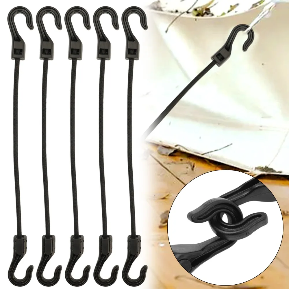 High Elasticity Bungee Cords with Plastic Hooks