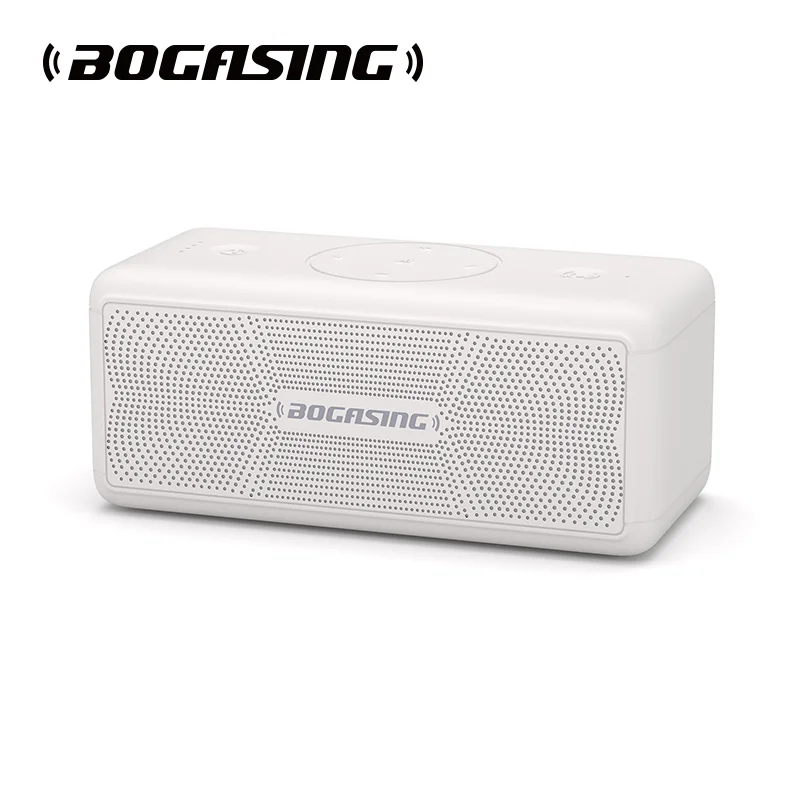 [do Brasil] BOGASING M5 caixa de som bluetooth 40W Bluetooth 5.3 Alto-falantes sem fio com som surround de 360 graus caixa de som portátil bluetooth,caixa de som para pc, IPX7 à prova d'água, tempo de reprodução de 30H
