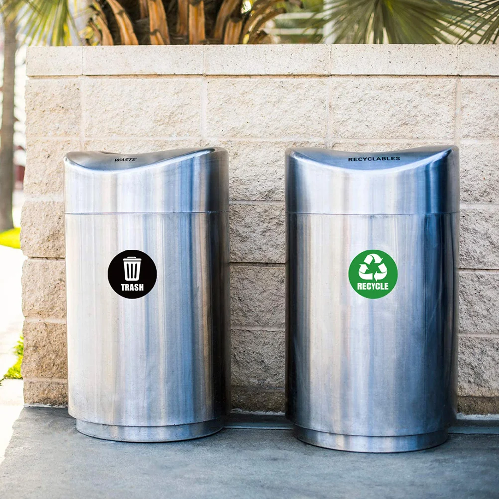 

1 set 6 Sheets Garbage Classification Label Stickers Trash Can Decals Waste Sorting Stickers For Home Office Hotel Public Places