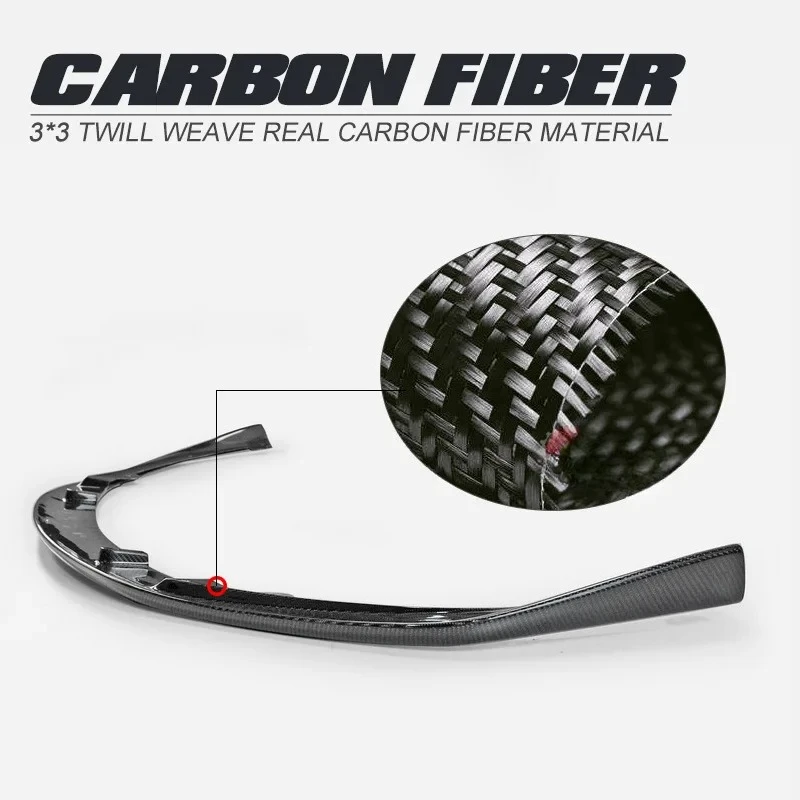 

Applicable for Lexus GS350 Modified Parts ZR Style Carbon Fiber Front Lip Chin Front Spoiler Small Bag