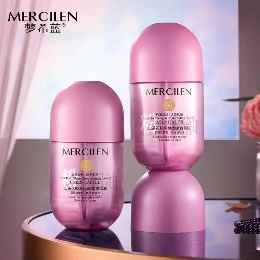 

Mengxi Blue Camellia Collagen Восстанавливающая укрепляющая мягкая маска для ухода за эфирными маслами - увлажняющая и увлажняющая