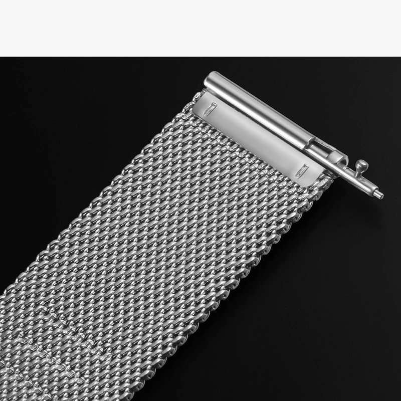 Mesh Milanese Watch Band for DW for Omega for Seiko Watch Quick Release Stainless Steel Bracelet Adjustable Strap 18mm 20mm 22mm