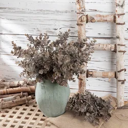1/2/5 Bundles 38.5cm Vintage Eucalyptus Simulated Flower Letters Bundle Artificial Flowers Plants Wholesale Home Desktop Decor