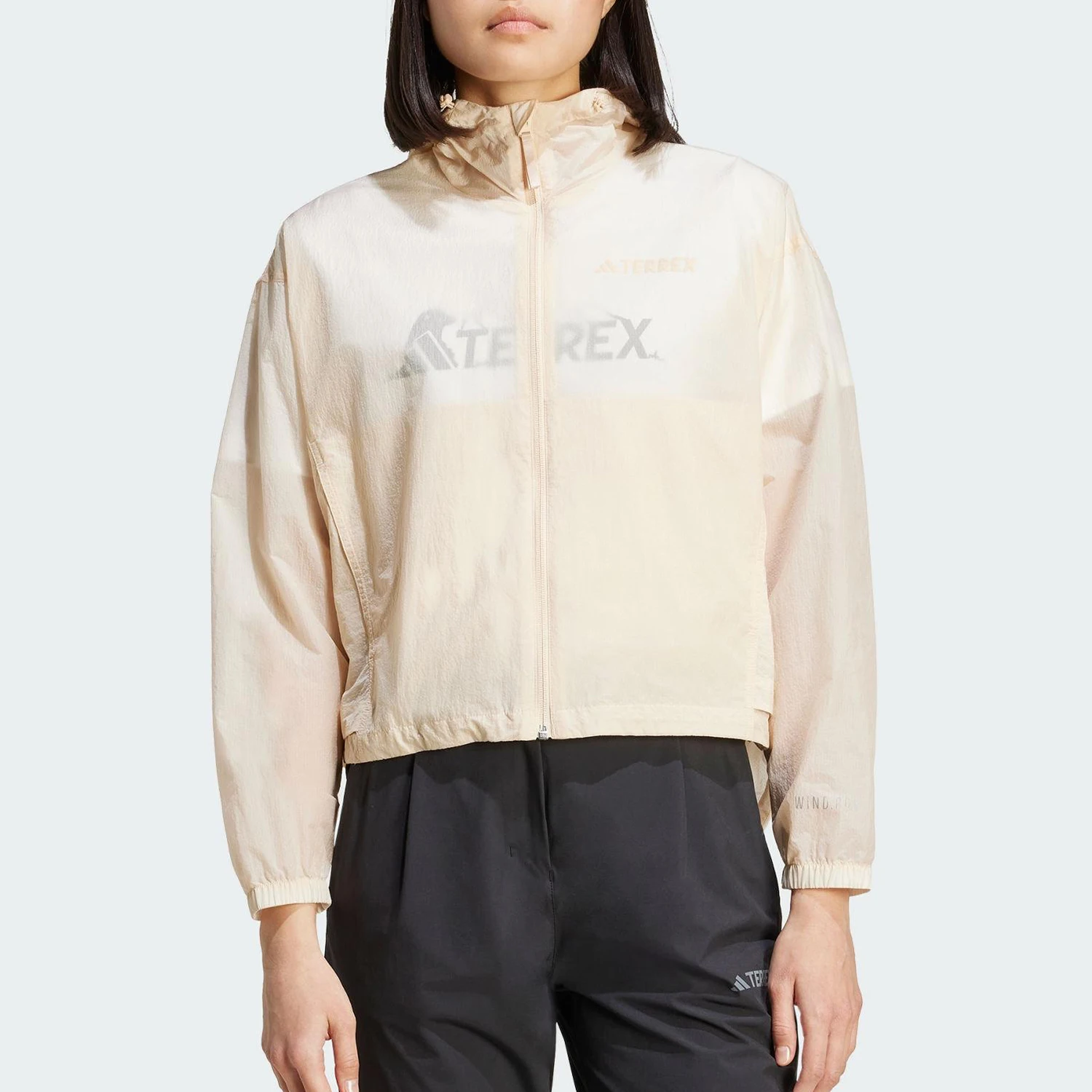 

Adidas 2025 Women's Outdoor Windproof Hooded Jacket JD5924