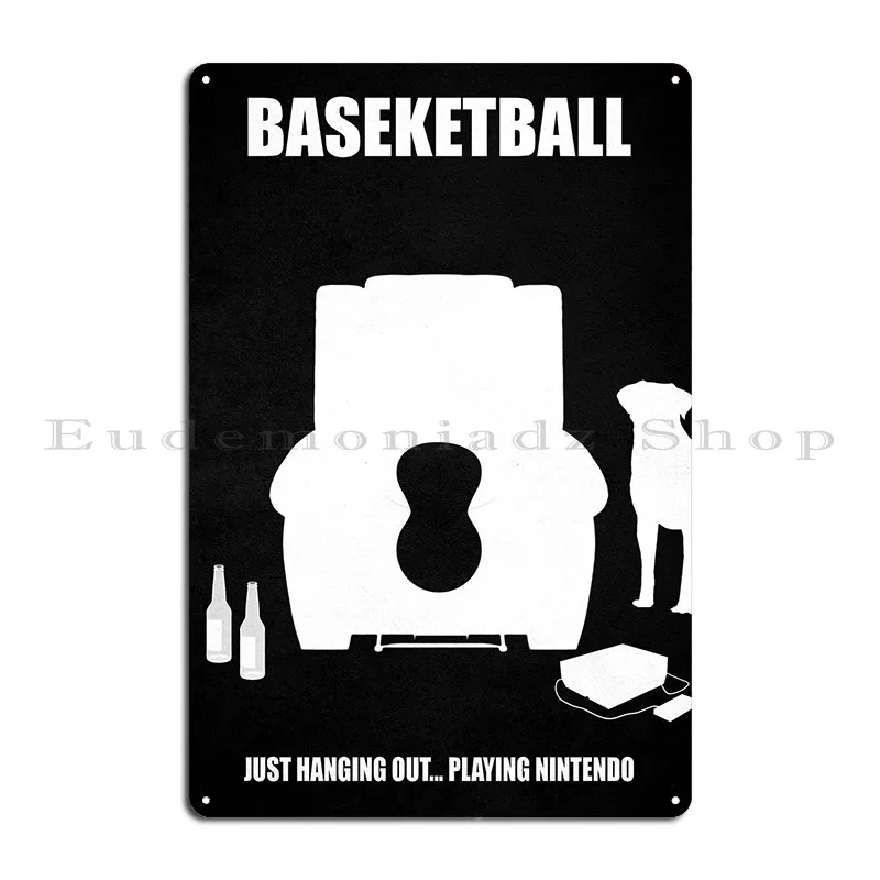 Baseketball Metal Signs Wall Cave Mural Party Customize Wall Decor Tin Sign Poster