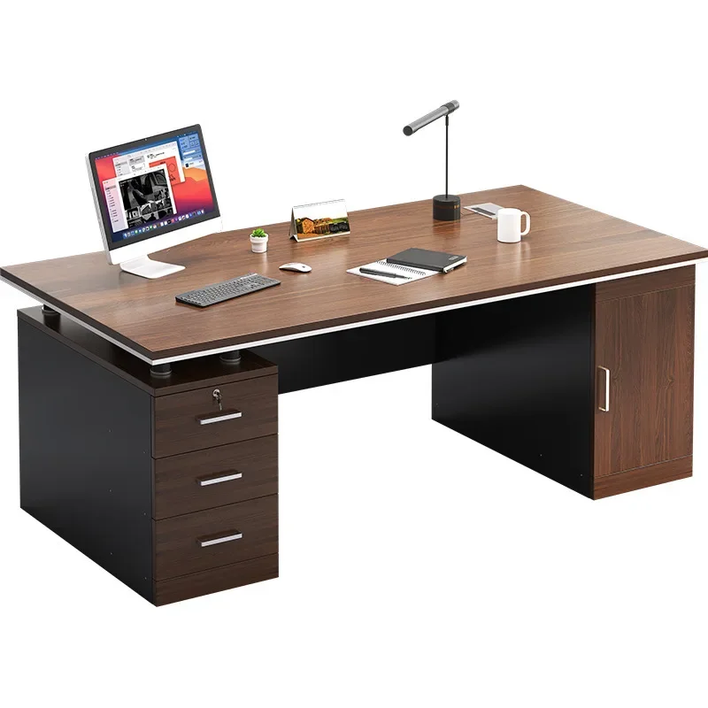 

Desk Finance Accounting Computer Desk Chair Combination Home Student Bedroom Drawer Office Staff Desk