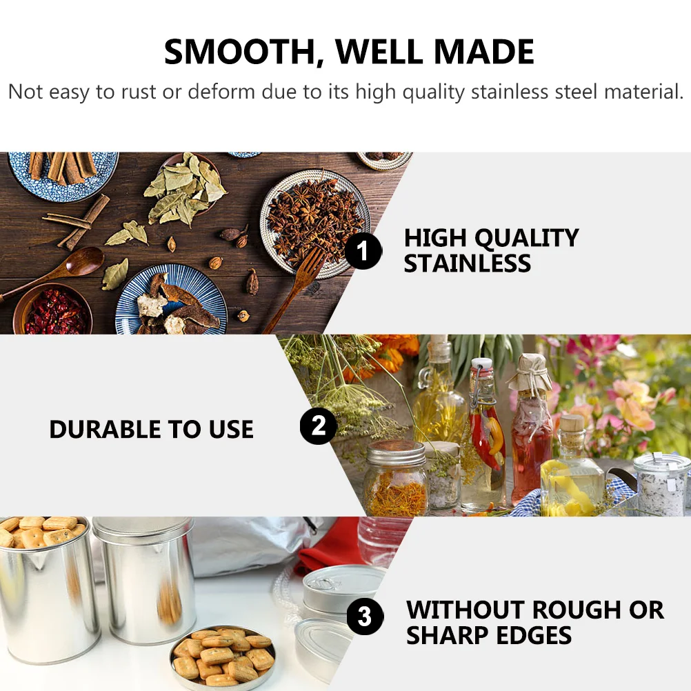 

Stainless Steel Seasoning Bottles Double Layer Condiment Kitchen Organizer Household Holder Rust Resistant Rackkitchen