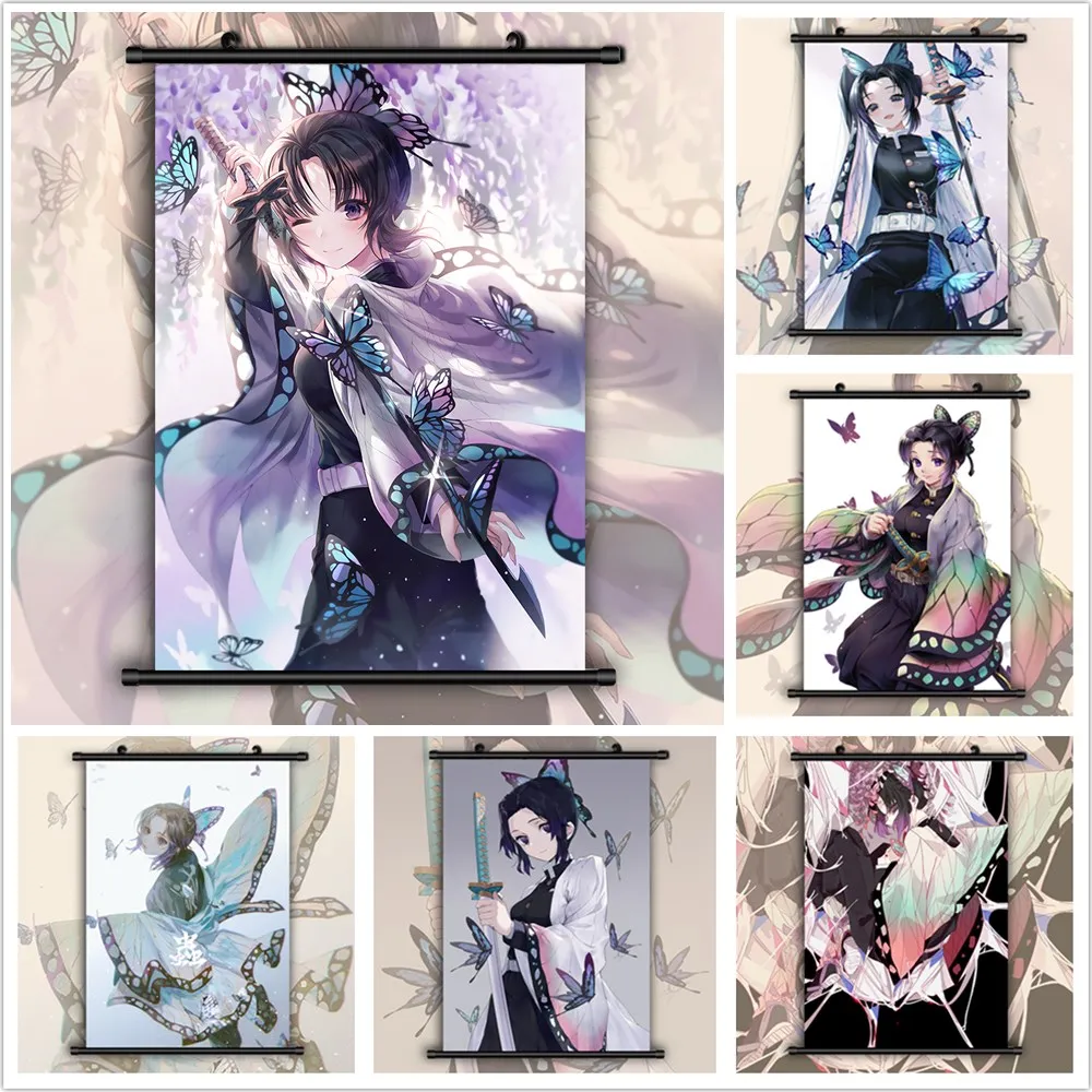 Wall Art Anime Canvas Panting Cartoon Character Demon Slayer Kamado Nezuko Poster And Prints Living Room Modern Home Decor