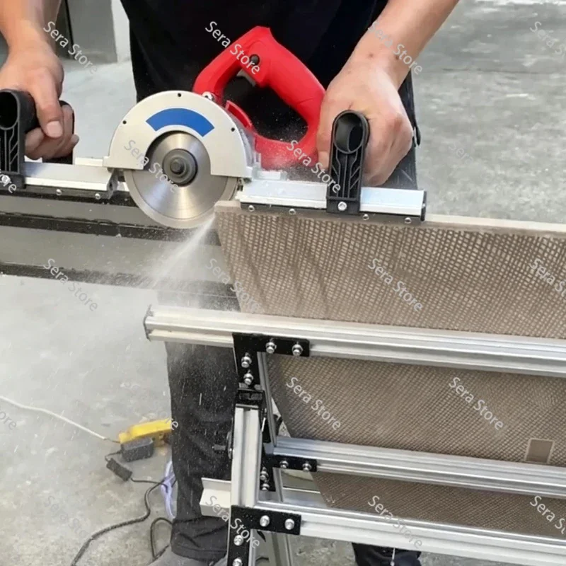 45‑90 Degree Tile Chamfer Cutting Tool Adjustable Ceramic Stone Bevel Cutter With Chamfer Plate Bracket Building Decoration Work
