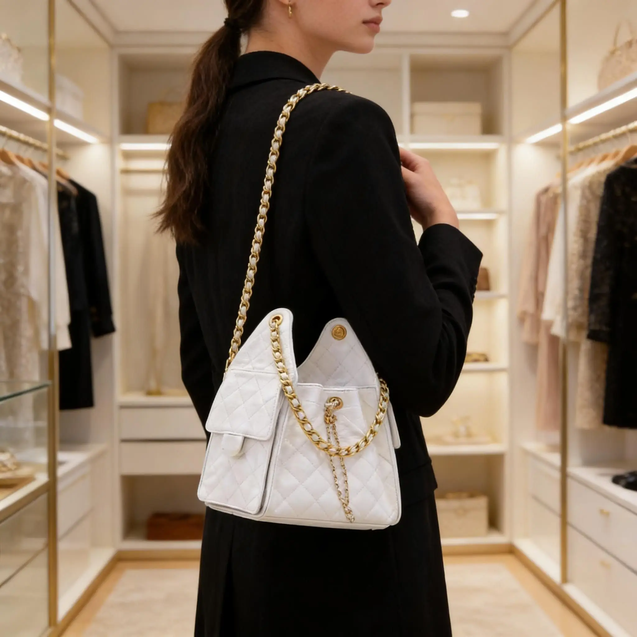 New Arrival Small Fragrance Style Diamond Grid Chain Shoulder Bag Crossbody Bag Women's Fashionable Luxury bag