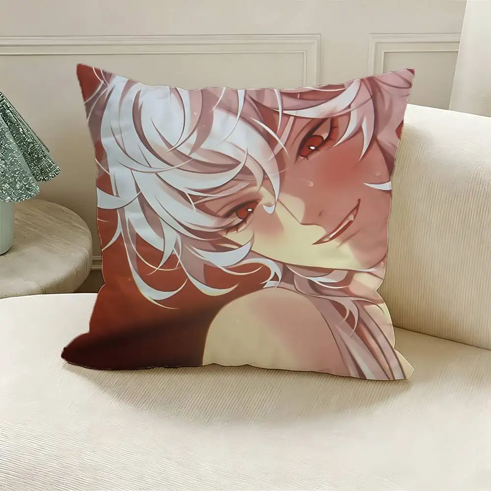 ADWD A-A Date With Death Casper Polyester Printed Pillow Cover Square 30 35 40 45 50 55 cm Soft for Sofa Bed Car Home Decor