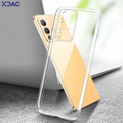 High Quality Ultrathin Clear Phone Case for VIVO V23 V23e V25 V25e Pro 5G Soft TPU Camera Protective Transparent Crystal Covers
