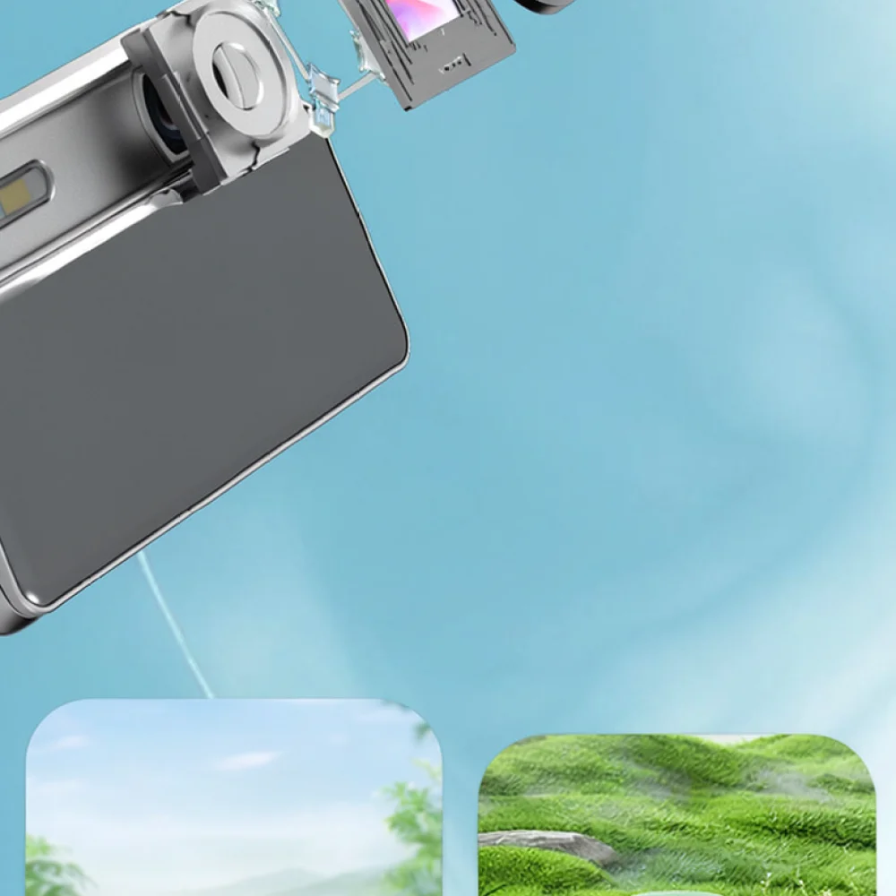 Portable Digital Camera High Definition Vlog Camcorder Student Beginner Retro CCD Pocket Video Photography Equipment