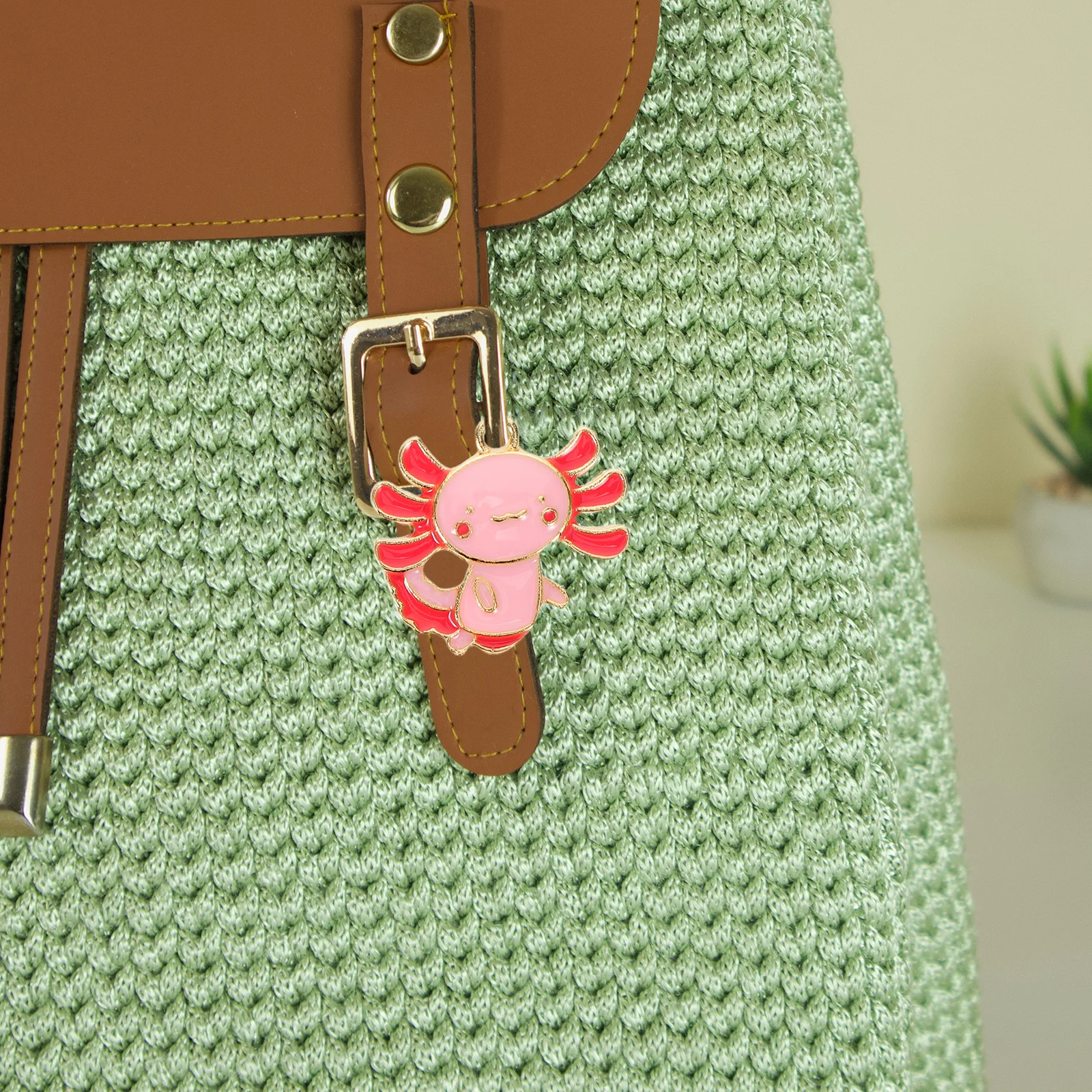 

10pcs Mini Axolotl Charms Cartoon Pendant For Jewelry Making Diy Necklace Bracelet Keychain Craft Accessory Animal Figures