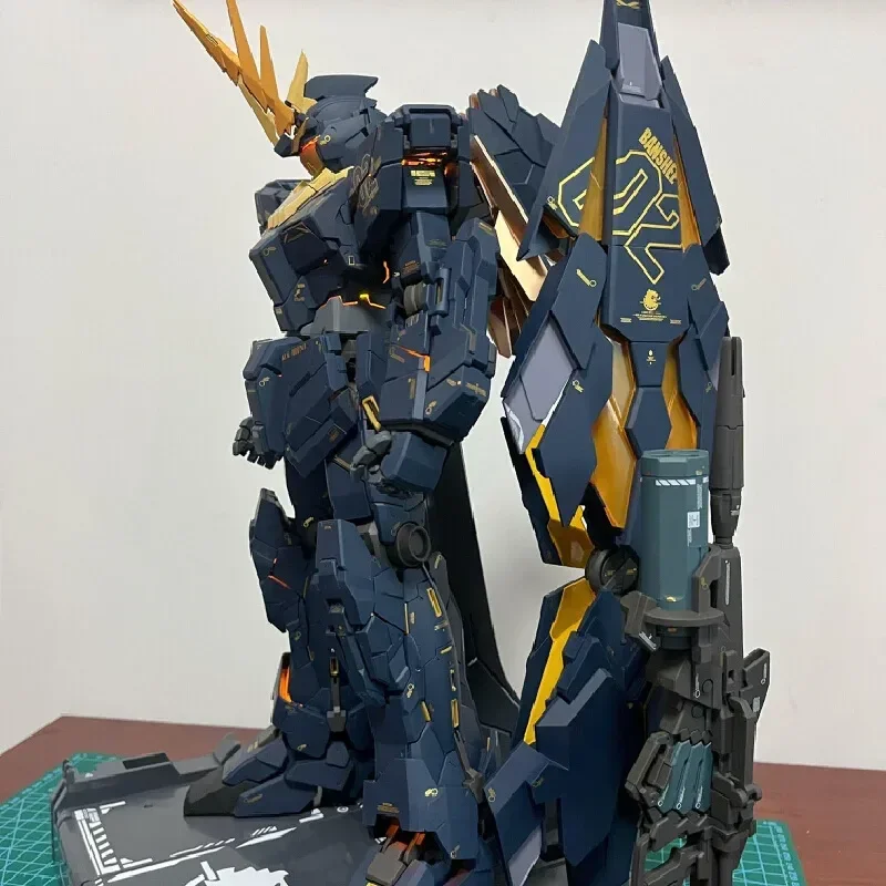 New In Stock Pg 1/60 Reprint Rx-02 Unicorn Banshee Anime Action Figure Assembly Model Skeleton Plastic Toy For Collectors