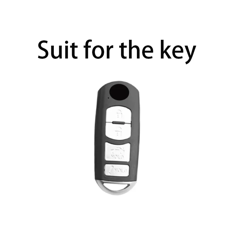 Gold Edged TPU for Mazda Atenza Axela 2 3 6 Demio 2018 2019 2020 CX-5 CX5 CX-3 CX7 CX-9 CX30 4 Button Car Key Case Cover Fob Bag