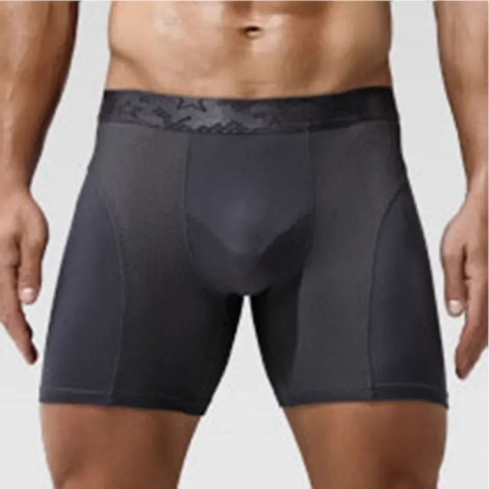 Underwear Elephant Nose Briefs Stay Supported and Comfortable during Workouts with Men's Lengthen Boxer Seamless Shorts