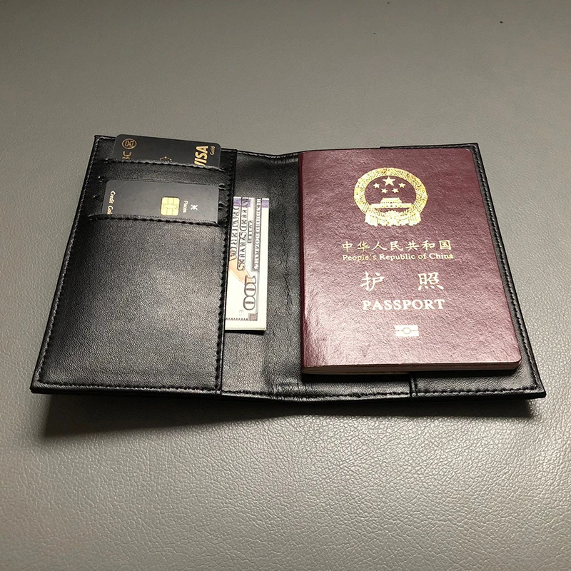 Passport Holder For Travel Essentials Wallet Cover Case Accessories OO Women Men Multi ID Bank Card Genuine Leather Protector