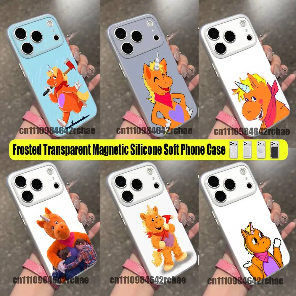 For Buddy The Unicorn Phone Case For iPhone 15 16 12 14 18 13 17 11 Mini Plus Pro Max For Magsafe Magnetic Clear