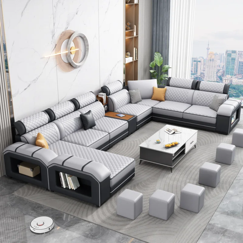 Designer Oversize Living Room Sofas Fancy Nordic Reclining Lounge Sofa Sectional Corner Divano Letto Apartment Furniture