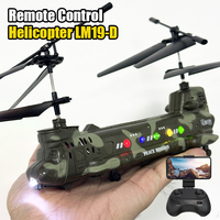 RC Helicopter with Camera 2.4G Remote Control Aircraft FPV Drones 4CH HD Aerial Photography Airplane Toys for Boys Adult Gifts