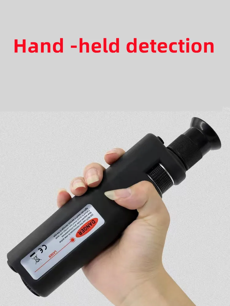 optical fiber microscope fibre end detector hand-held optic ftth magnifier SC FC ST LC 400x magnification