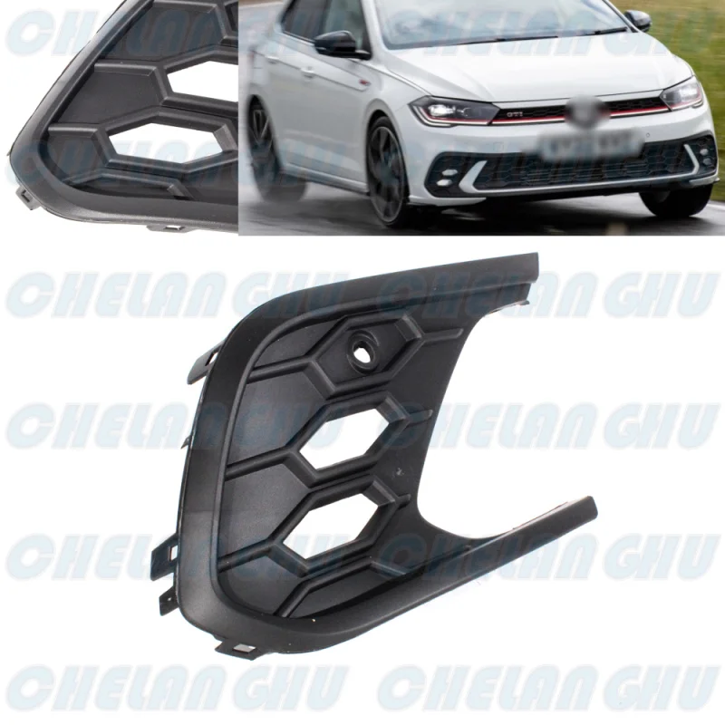 

For VW Polo GTI 2021 2022 2023 2024 Right Side Front Fog Lights Lamp Grille Cover Car accessories 2G0853666Q