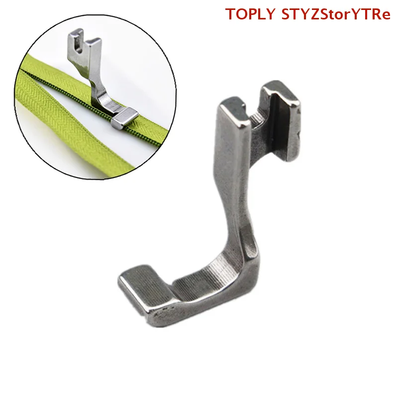 1PC Invisible Zipper Presser Foot Unilateral Zipper Feet S518L Jack Lockstitch Industrial Sewing Machine  Presser Foot