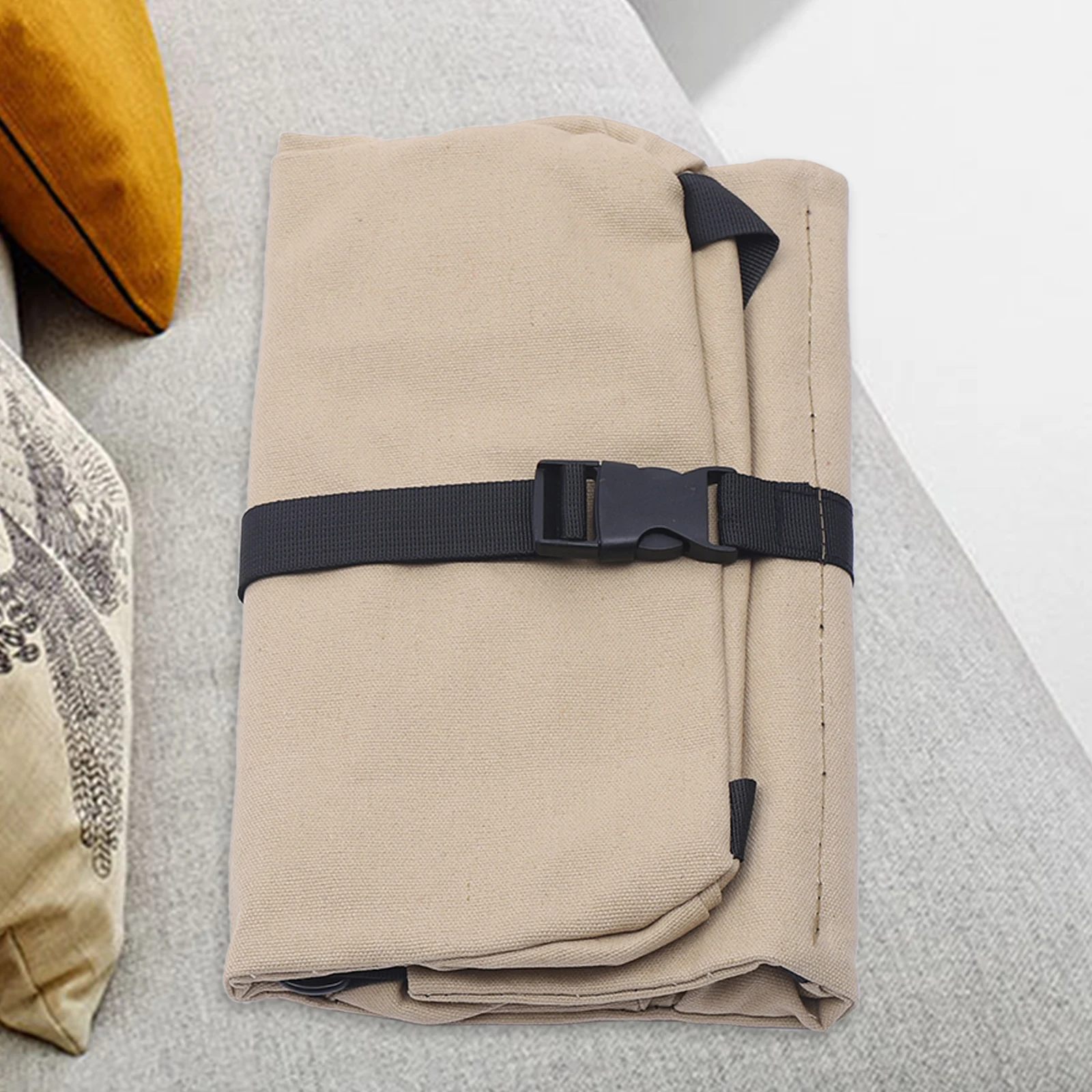 Multifunctionele canvas tas, opbergtas voor autovering, voertuigkit, draagbare opbergtas voor onderhouds- en timmerwerkset