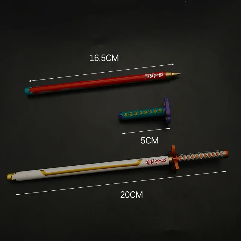 20 cm Unterschriftenstift Mitsuri Shinobu Tanjiro Legierung Echte Größe Kugelschreiber Anime Charakter Zubehör Bürobedarf Geschenke – Detail 7