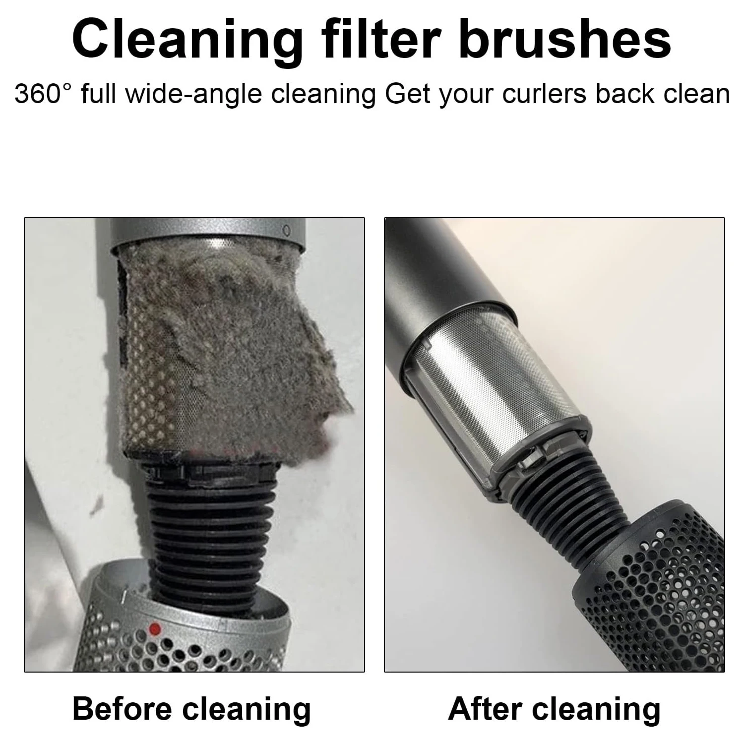 لفرشاة تنظيف مرشح دايسون Airwrap HS01/05 مرفق تنظيف الفلتر ملحقات محمولة مقاومة للغبار فرشاة مادة ABS