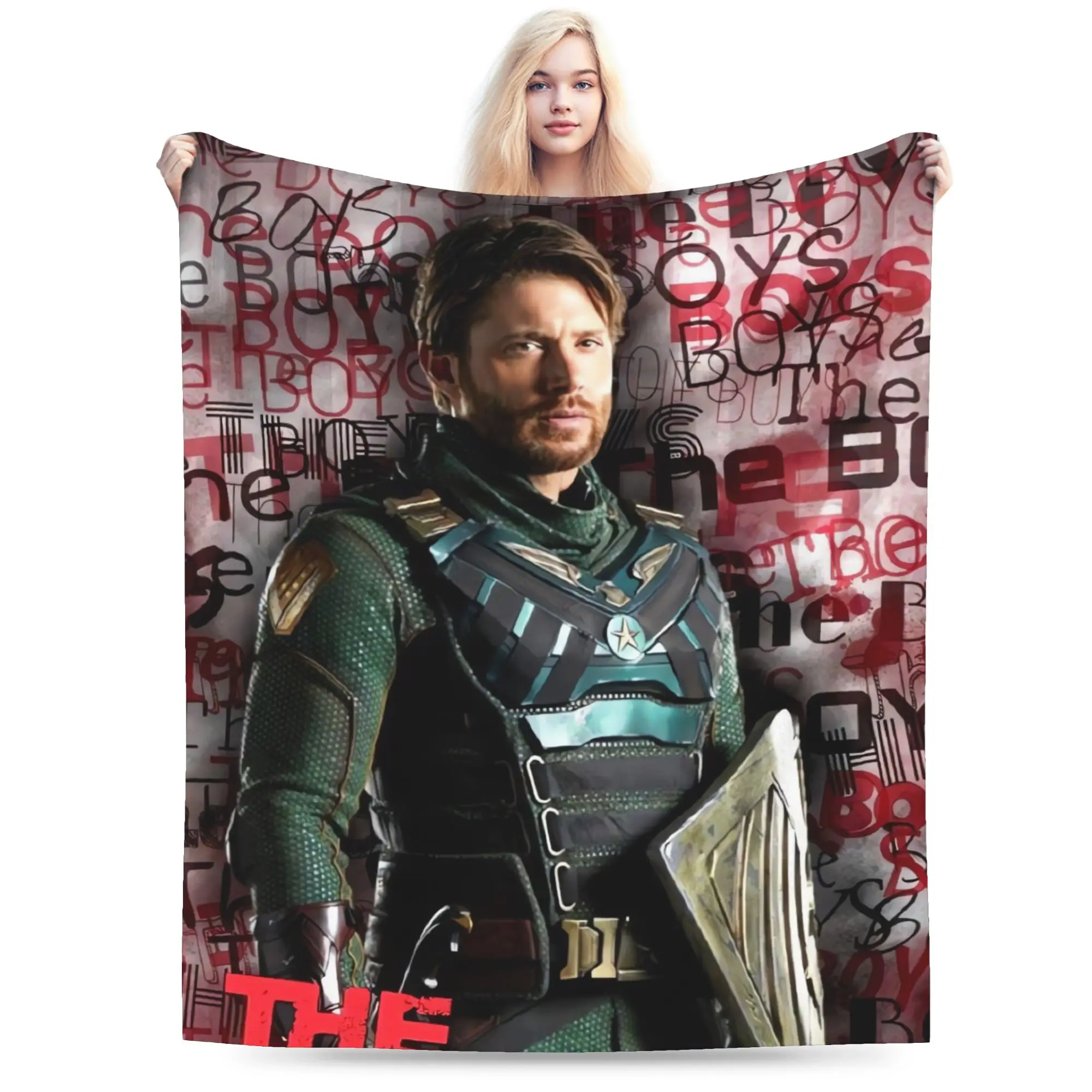 Soldier Boy The Boys Blanket  Warm Soft Novelty Plush Bedding Throws For Girls Boys Couch Chair Flannel Bedspread Bed Cover