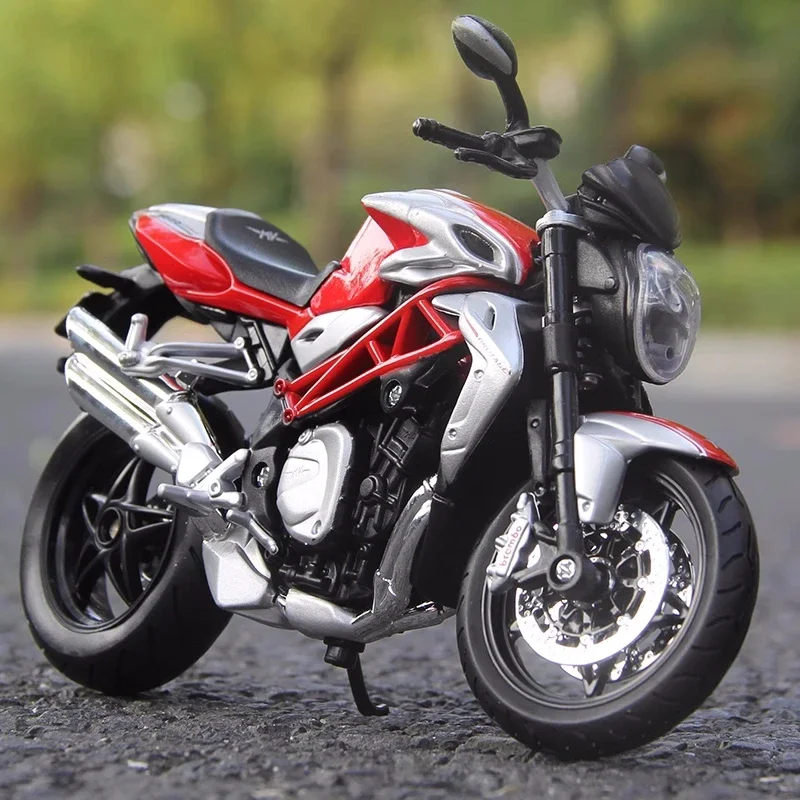 1:18 MV Agusta Brutale 1090 RR Alloy Motorcycle Model Diecast Metal Race Street Vehicle Model Simulation Collection Kid Toy Gift