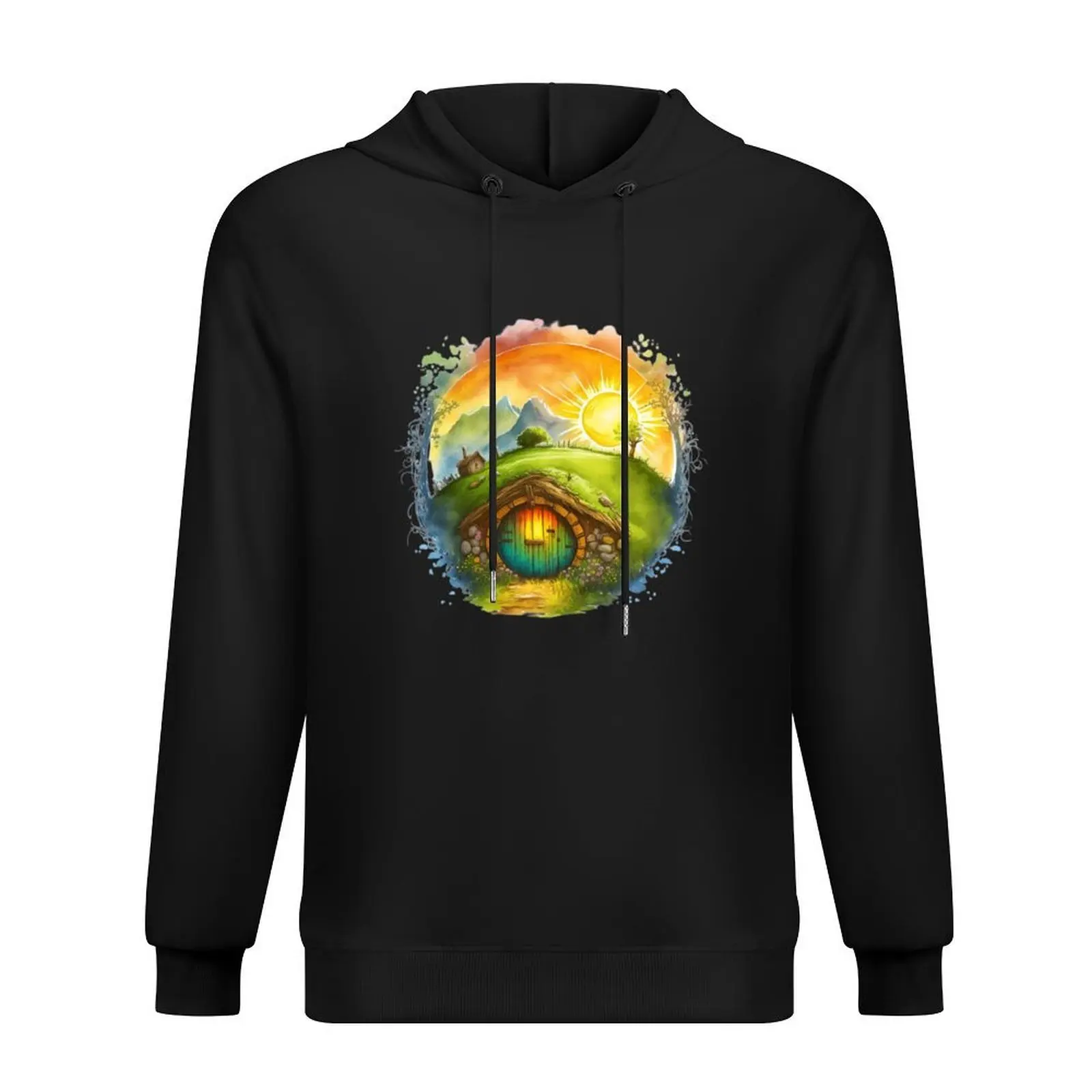 

Round Doors in Summer - Fantasy Hoodie men's clothing clothes for men men's autumn clothes aesthetic clothing new in hoodies