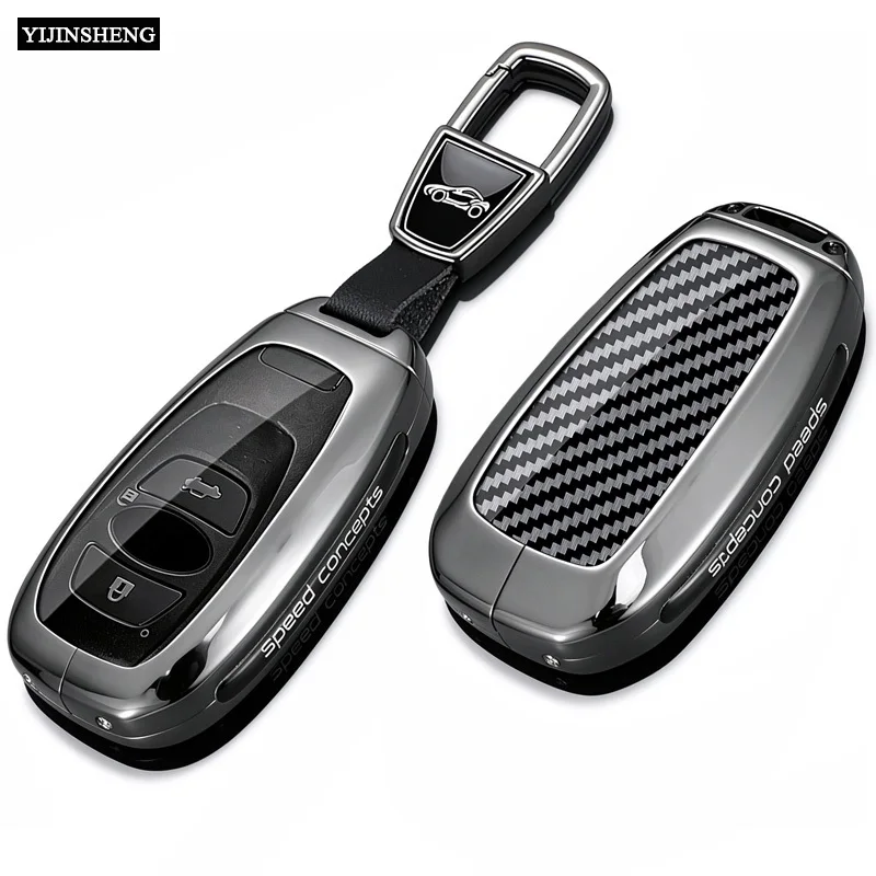Zinc Alloy Metal Car Key Case Cover For Subaru Forester Outback Legacy XV BRZ WRX Levorg Impreza Smart Remote Protection Shell