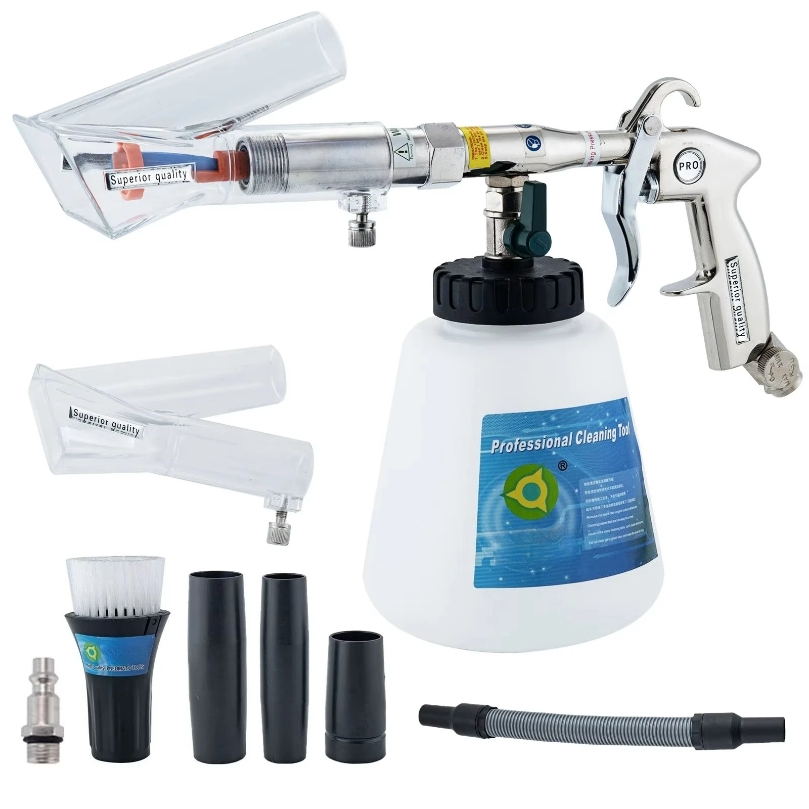 Factory Supply Multifunctional Tool Car Vacuum Sprinkler Machine Tornado Interior Cleaning Gun